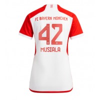 Bayern Munich Jamal Musiala #42 Hemmatröja Kvinnor 2023-24 Korta ärmar